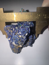 Load image into Gallery viewer, 179ct Natural Azurite Blue Gemstone Mineral Display Crystal Specimen 32x53mm
