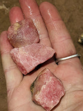 Load image into Gallery viewer, 1LB Pound Bulk Lot Argentina Pink Rhodochrosite Rough Gemstone Lapidary
