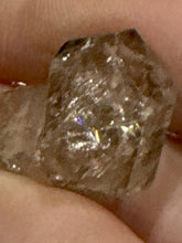 Load image into Gallery viewer, 7g Double Terminated Herkimer Diamond Gemstone Rainbow Inclusion New York, USA
