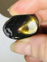 Load image into Gallery viewer, 30ct Fire Obsidian-Glass Butte Gemstone Preform Cabochon Oregon Lapidary 19x26mm