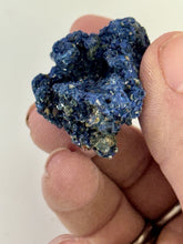 Load image into Gallery viewer, 140ct Natural Azurite Gemstone Blue Mineral Display Crystal Specimen 25x43mm