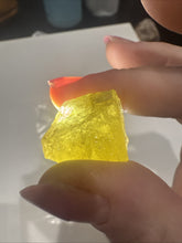 Load image into Gallery viewer, 12g Rare Brazilianite Rough Gemstone  Translucent Facet Grade Specimen Lapidary