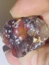 Load image into Gallery viewer, 38ct Natural Fire Agate Gemstone Rough Lapidary Specimen 19x22mm Old Stock