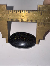 Load image into Gallery viewer, 15ct Australian Andamooka Black Matrix Rainbow Opal Gemstone Cabochon 24x15mm
