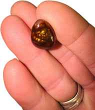 Load image into Gallery viewer, 5.9ct Rare Fire Agate GemStone Cabochon High Grade Lapidary Specimen