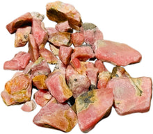 Load image into Gallery viewer, 1LB Pound Bulk Lot Argentina Pink Rhodochrosite Rough Gemstone Lapidary