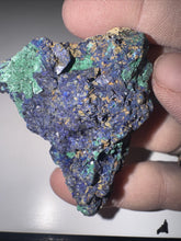 Load image into Gallery viewer, 196ct Azurite Malachite Gemstone Mineral Display Crystal Specimen 47x47mm