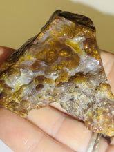 Load image into Gallery viewer, 246Ct Fire Agate Rough Gemstone Preform Semi Worked Lapidary Specimen 40x55mm