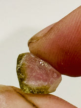 Load image into Gallery viewer, 16ctw Raw Watermelon Tourmaline Crystal Gemstone Specimen Pink Green Bicolor Lot
