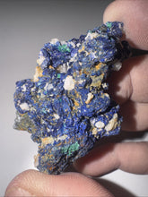 Load image into Gallery viewer, 179ct Natural Azurite Blue Gemstone Mineral Display Crystal Specimen 32x53mm