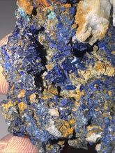 Load image into Gallery viewer, 236ct Natural Azurite Blue Gemstone Mineral Display Crystal Specimen 35x43mm