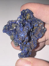 Load image into Gallery viewer, 140ct Natural Azurite Gemstone Blue Mineral Display Crystal Specimen 45x48mm