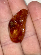 Load image into Gallery viewer, 19ct Rare Freeform Fire Agate GemStone Cabochon High Grade Lapidary Specimen