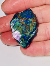 Load image into Gallery viewer, 14g High Grade Malachite Azurite Gemstone Stabilized Rough Slab Lapidary Bisbee