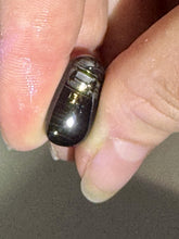 Load image into Gallery viewer, 10ct Rare Fire Obsidian-Glass Butte Gemstone Cabochon, Oregon Lapidary 10x17mm
