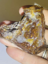 Load image into Gallery viewer, 246Ct Fire Agate Rough Gemstone Preform Semi Worked Lapidary Specimen 40x55mm