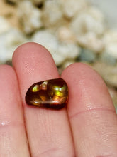 Load image into Gallery viewer, 5.4ct Rare Fire Agate GemStone Cabochon High Grade Lapidary Specimen