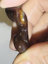 Load image into Gallery viewer, 49ct Fire Agate Gemstone Freeform Semi-Cut Rough Lapidary Specimen 21x41mm