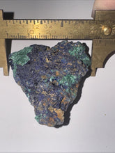 Load image into Gallery viewer, 196ct Azurite Malachite Gemstone Mineral Display Crystal Specimen 47x47mm