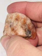 Load image into Gallery viewer, 23g Rough Rainbow Confetti Sunstone Gemstone Specimen, Schiller - Flash Lapidary