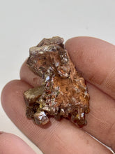 Load image into Gallery viewer, 19g Vanadinite crystal cluster red/brown Hexagonal Crystal Mineral Specimen 