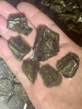 Load image into Gallery viewer, Natural Green Epidote Rough Crystal Gemstone Mineral Specimen Lot-Choose weight 