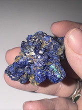 Load image into Gallery viewer, 140ct Natural Azurite Gemstone Blue Mineral Display Crystal Specimen 45x48mm