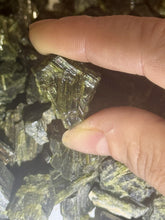 Load image into Gallery viewer, Natural Green Epidote Rough Crystal Gemstone Mineral Specimen Lot-Choose weight 