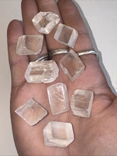 Load image into Gallery viewer, 40g lot Natural Clear Rhombohedral Calcite Crustal Mineral Speciemn