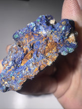 Load image into Gallery viewer, 189ct Natural Azurite Blue Gemstone Mineral Display Crystal Specimen 49x50mm