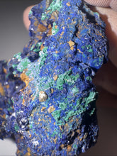 Load image into Gallery viewer, 319ct Azurite Malachite Gemstone Mineral Display Crystal Specimen 40x62mm