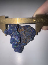 Load image into Gallery viewer, 189ct Natural Azurite Blue Gemstone Mineral Display Crystal Specimen 49x50mm