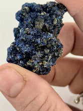 Load image into Gallery viewer, 140ct Natural Azurite Gemstone Blue Mineral Display Crystal Specimen 25x43mm