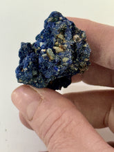 Load image into Gallery viewer, 140ct Natural Azurite Gemstone Blue Mineral Display Crystal Specimen 25x43mm