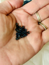 Load image into Gallery viewer, 24 Genuine Swarovski Crystal 4mm Bicone Beads Montana Blue #5301 Austrian NOS
