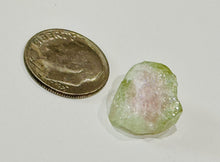 Load image into Gallery viewer, 12ct Slice Raw Watermelon Tourmaline Rough Crystal Gemstone Specimen Bicolor