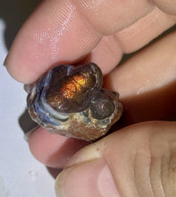 Load image into Gallery viewer, 104ct Fire Agate Windowed Botryoidal Rough Gemstone Specimen Lapidary 23x27mm