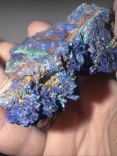 Load image into Gallery viewer, 189ct Natural Azurite Blue Gemstone Mineral Display Crystal Specimen 49x50mm