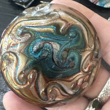 Load image into Gallery viewer, Murano-Style Lampwork Glass Pendants Round &amp; Heart Set Jewlery Making Supply