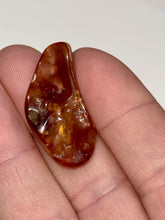 Load image into Gallery viewer, 19ct Rare Freeform Fire Agate GemStone Cabochon High Grade Lapidary Specimen