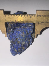 Load image into Gallery viewer, 228ct Natural Azurite Blue Gemstone Mineral Display Crystal Specimen 32x55mm