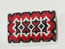 Load image into Gallery viewer, Native American Zunni Beaded Leather Belt Buckle RARE