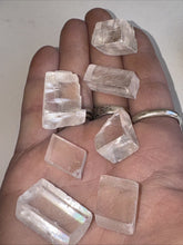Load image into Gallery viewer, 30g lot Natural Clear Rhombohedral Calcite Crustal Mineral Speciemn