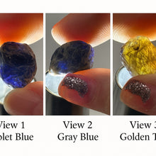 Load image into Gallery viewer, 3.7g Iolite Rough Trichroic Facet Grade Gemstone – Pleochroic Crystal Specimen 