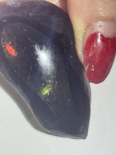 Load image into Gallery viewer, 69ct Rare Fire Obsidian-Glass Butte, Oregon Gemstone Lapidary Rough Specimen