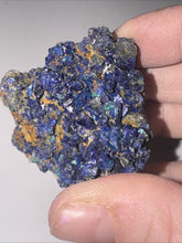 Load image into Gallery viewer, 236ct Natural Azurite Blue Gemstone Mineral Display Crystal Specimen 35x43mm