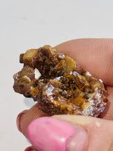 Load image into Gallery viewer, 19g Vanadinite crystal cluster red brown Hexagonal Crystal Mineral Specimen