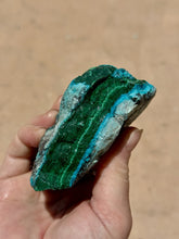 Load image into Gallery viewer, 485g Malachite &amp; Chrysocolla W/ Gem Silica Gemstone Specimen Lapidary - Congo