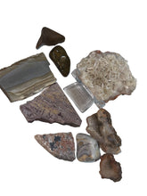 Load image into Gallery viewer, 365g Lapidary Slab Rough Tumbled specimen Mixed Bulk Gemstone Lot