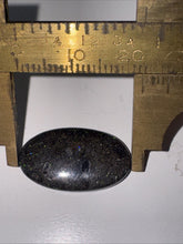 Load image into Gallery viewer, 8ct Australian Andamooka Black Matrix Rainbow Opal Gemstone Cabochon 22x13